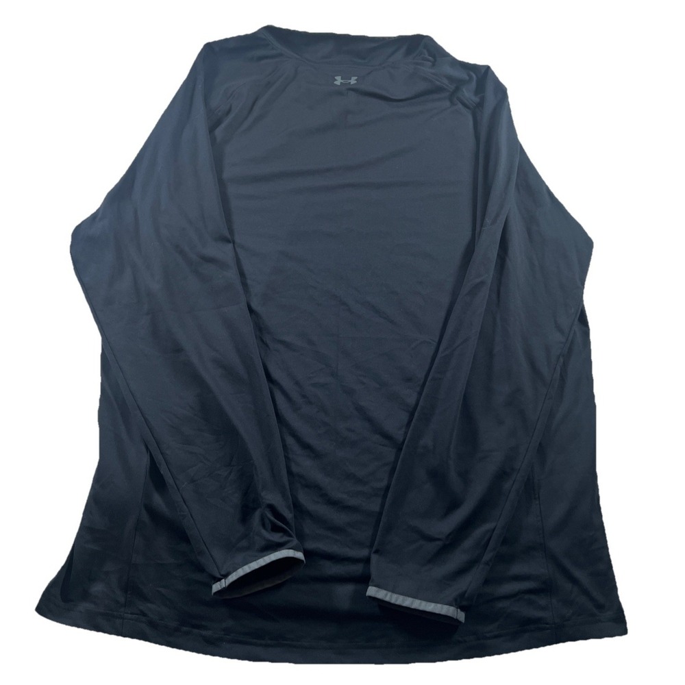Under Armour 1/4 Zip Pullover Men's 2XL‎ Loose Black Top Golf Logo - Picture 6 of 7